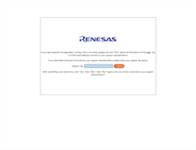 Tablet Screenshot of helpme.america.renesas.com